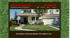 Desktop Screenshot of ambushpestcontrolinc.com